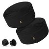 Cinelli Original Cork Handlebar Tape & Plugs, Black, One Size