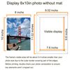 LUCKYLIFE 8x10 Picture Frame White for Wall Mounting or Tabletop Display, 2 Pack