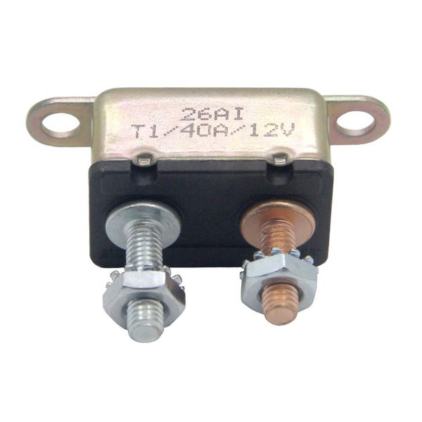 RKURCK 12V 40A Auto Stud Bolt Circuit Breaker Automatic Reset Fuse 40 Amp