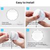 White LED Makeup Vanity Mirror Lights Adjustable 3 Color With 10 Dimmable Bulbs