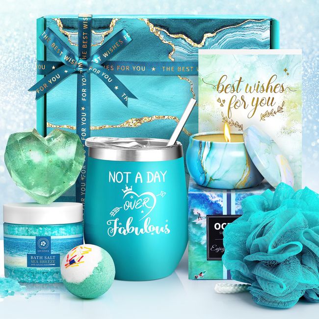  Christmas Gifts for Women, Relaxing Spa Gift Basket Set,  Unique Gift Ideas for Women, Birthday Gifts for Mom Sister Best Friend  Wife, Coworker Teacher Nurse Gifts for Women : Beauty