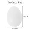 White Fake Eggs Solid Plastic Dummy Pigeon Eggs for Pigeons Bird DIY Easter Crafts (20 PCS)