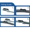 Fiat Tipo 2015 Onwards Wiper Blade Set Windscreen