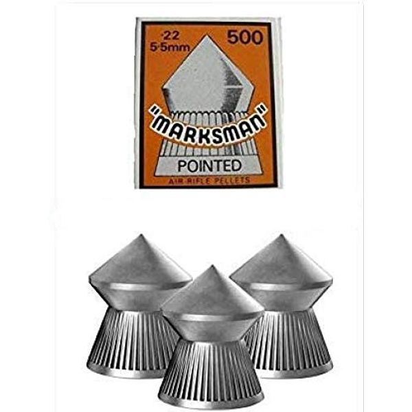 FFT MARKSMAN PELLETS .22 POINTED BULK BUY 50-500 (500)