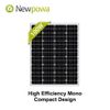 100W Solar Panel 100 Watt Module Monocrystalline 12V Newpowa Camping RV Marine