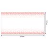 PLULON White and Rose Gold Dot Tablecloth White and Rose Gold Table Cover 137 x 274cm Plastic Rectangle Table Cover for Rose Gold Party Birthday Table Decorations