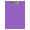 Letter Size 8.5 x 11 Plastic Clipboard - Lilac