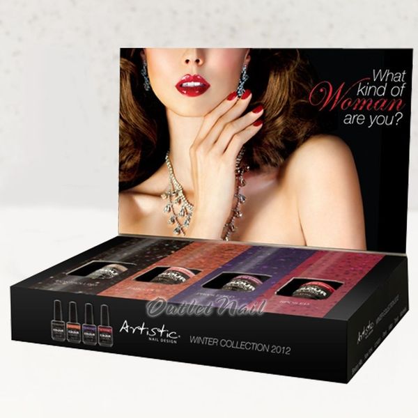 Artistic Nail Design Colour Gloss SET 4 ACG WINTER 2012 Collection Pack Set