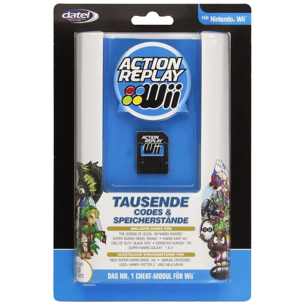 Wii - Action Replay (Codes & Speicherstände) inkl.1GB SD-Karte