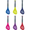 Colourworks Multi Fish Slice / Slotted Turner, Silicone, Blueberry, 28 cm