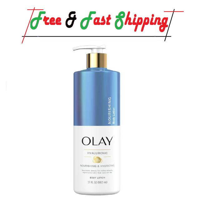 Olay Nourishing & Hydrating Body Lotion for Women with Hyaluronic Acid 17 fl oz