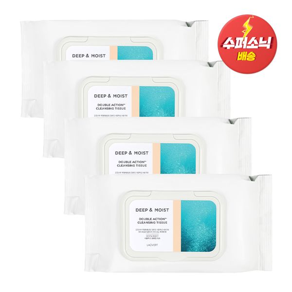 Lacvert DEEP&MOIST Cleansing Tissue 80 Sheets