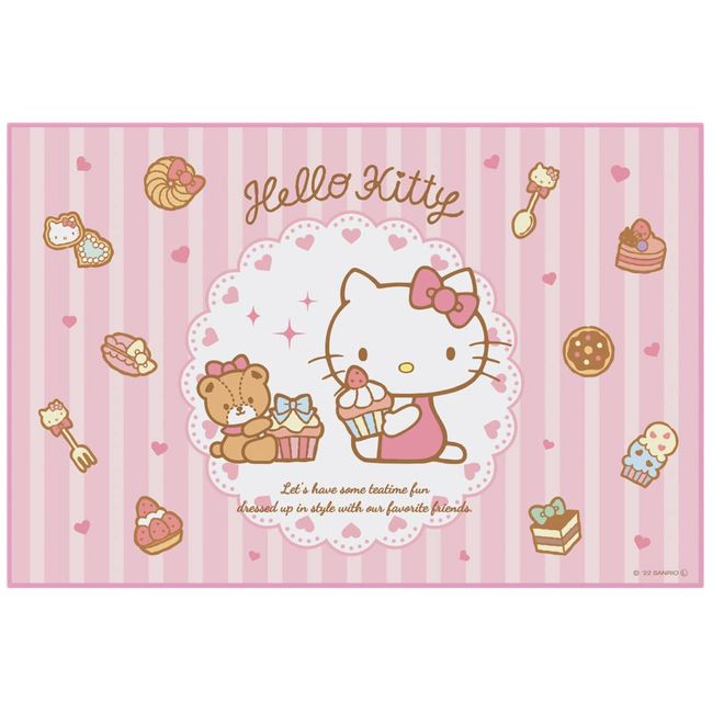 Skater VS1 Leisure Sheet, Small, 23.6 x 35.4 inches (60 x 90 cm), Hello Kitty Candy Store