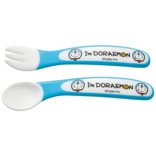 Skater SFB2-A Children's Spoon and Fork Set, I'm Doraemon, Sanrio, 4.7 inches (12 cm)