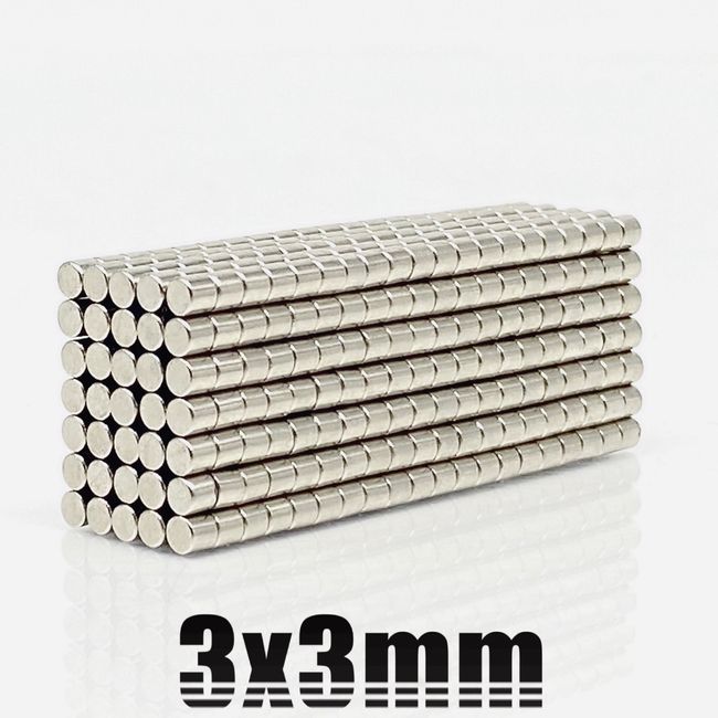 50~1000pcs 4x3 mm Small Round Powerful Magnets 4mmx3mm Sheet Neodymium  Magnet disc 4x3mm Permanent NdFeB Strong Magnet 4*3 mm