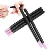 5pcs Pumice Stone Nail File Set, Nail Art Quartz Stone Polishing Pen Exfoliating Cuticle Pusher Manicure Grinding Rod for Household Beauty Salon