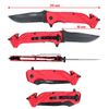 KS Tools 907.2220 Folding Knife with Locking Mechanism, Size, Colour