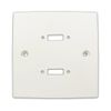 kenable Pre Drilled Mounting Wall Faceplate for TWIN HDMI Panel Mount Stub [2 x HDMI]