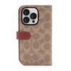 Coach iPhone 14pro Case Smartphone Case Smartphone Case for iPhone 14Pro Notebook Type Notebook (Signature C Tan) [Parallel Import]