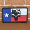 Hello Kitty Tactical Morale Patch, PVC Punisher Texas Flag Kitty Gun Patch