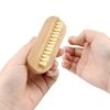 Nail Brush Set for Cleaning Nails Cleaning Brush 2 Sides Bamboo Brushes for Nails 2pcs Fingernail Brush Small Scrubbing Brush Accessories of Nail Care and Nail Art for Men Women Kid Toe Foot