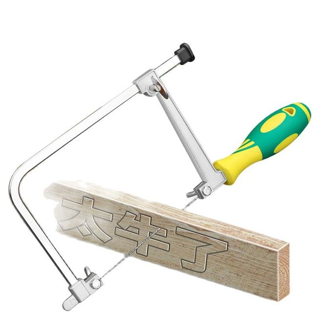 Coping Saw, Multi Purpose Adjustable U shaped Hand Saw Woodworking