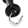 2 x LACME Black Gate Handles for electric fencing