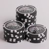 13.5 Gram Plastic Numbered Casino Single Poker Chip Roll (100)