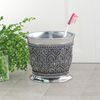 nu steel Beaded Heart Toothbrush Holder