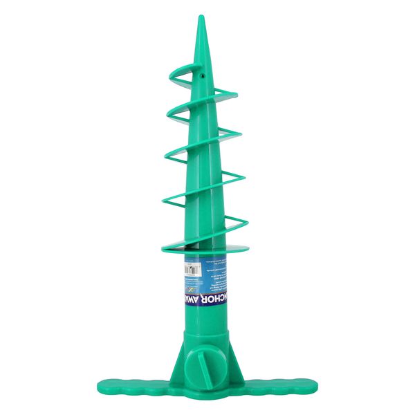 Beach Umbrella Anchor Sand Auger and Fishing Pole Sand Anchor by JGR Copa (Teal)