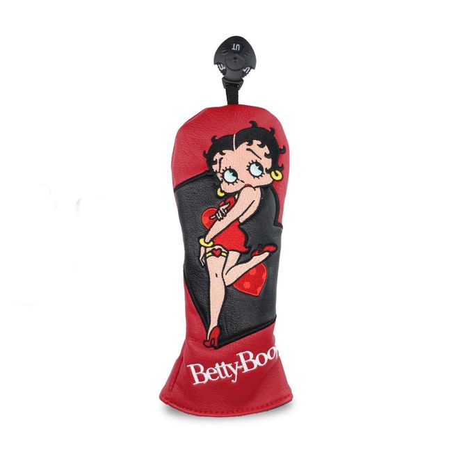 Hokushin Trading Betty Boop Headcover Utility OHC0005 Red