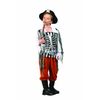 RG Costumes Skull Pirate Costume, Black/Rust/White, Large