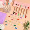 24 Pcs Kids Bamboo Toothbrushes Soft Bristles BPA Free Wood Toothbrush Bulk Colorful Wooden Handles Children's Toothbrush for Toddler Home Travel Teeth Oral Dental Care Individually Wrapped, 5.7 Inch
