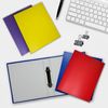 A5 Small Red Paper Over Board Ring Binder by Janrax