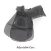 OWB Paddle Holster - Matte Black (Left-Hand, Kel-Tec PMR-30)