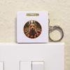 'Smiling Bear Cub' Keyring Tape Measure/Spirit Level Tool (KM00041708)