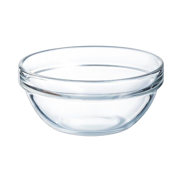 Luminarc 'Empilable' Salad Bowl, Glass, Stackable, Diameter 10 cm (Pack of 6)