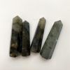 VIE Small Obelisk Tower, 7x2x1cm, Labradorite, Natural, One Size