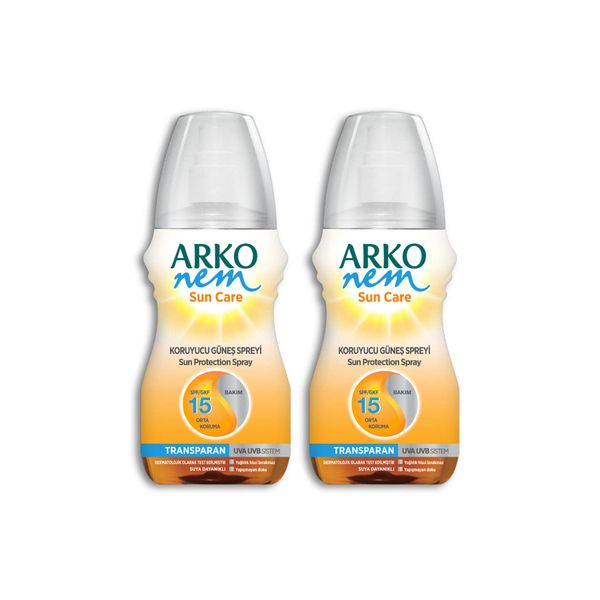 Arko Güneş Bakım Transparan Sprey Spf15 2 x 150 ml