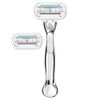 Gillette Venus Deluxe Smooth Sensitive Women's Razor Handle + 2 Blade Refills, 0.075Count