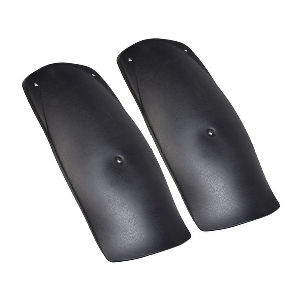 AlveyTech Black Plastic Front Fender Pair - Replacement for the Coleman BK200, Hammerhead Off-Road®, TaoTao 4FUN, Targa150, 150cc-250cc Engine Go-Karts, Dune Buggy Cart Parts, Dirt Wheel Covers, 1-Set