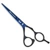 JW Matching Blu Hair Cutting Shear & Thinner - Extra Offset Shear & Case (6.25 Inch)