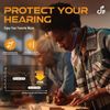 Bluetooth Earplug Headphones, Neckband Ear Protection Work earbuds-29db Noise.