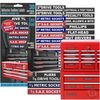 Blue Adhesive Toolbox Labels