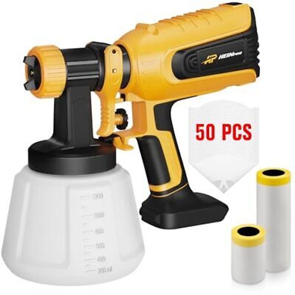 Cordless Paint Sprayer Compatible with Dewalt 20V Max Battery Brushless Paint