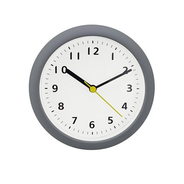 Silent Waterproof Bathroom Clock, Shower Clock, Wall Clock, Silent Non Ticking, Suction Cup Wall Clock, Kitchen Clock