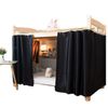 Qubanda Dorm Home Solid Thicken Bunk Blackout Bed Curtains Cloth Bed Canopy Students Single Sleeper，2panels
