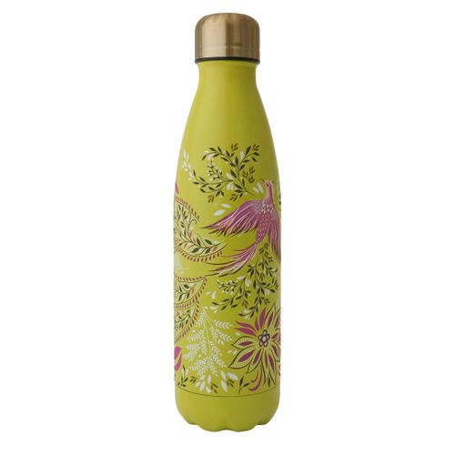 Portico Designs Ltd Sara Miller Haveli Garden Stainless Steel Water Bottle, Green