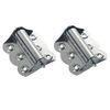 2 Pcs Stainless Steel Screen Door Hinges Hardware Spring Loaded Hinge, Silver
