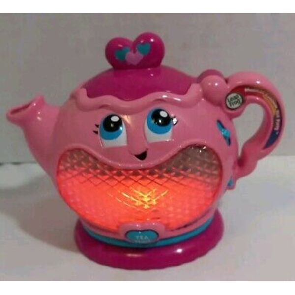 Leap Frog Replacement Talking Musical Rainbow Tea Party Pink Tea Pot Works